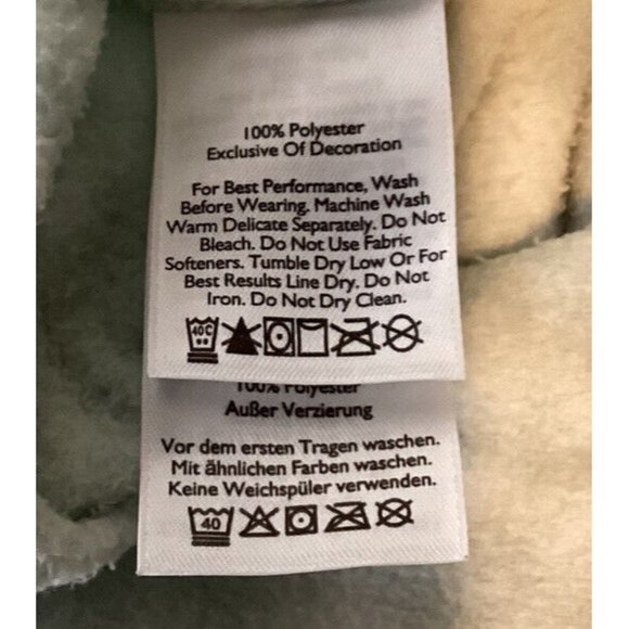 Eddie Bauer Aztec Tie-dye Women's Quarter Zip Fleece Pullover Green White, Sz M - Picture 6 of 6